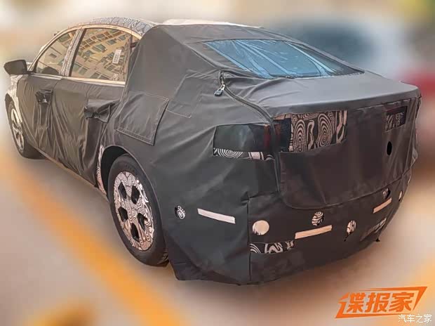 吉利银河A7纯电动版谍照曝光 终于要有纯电中型车了 你期待吗?